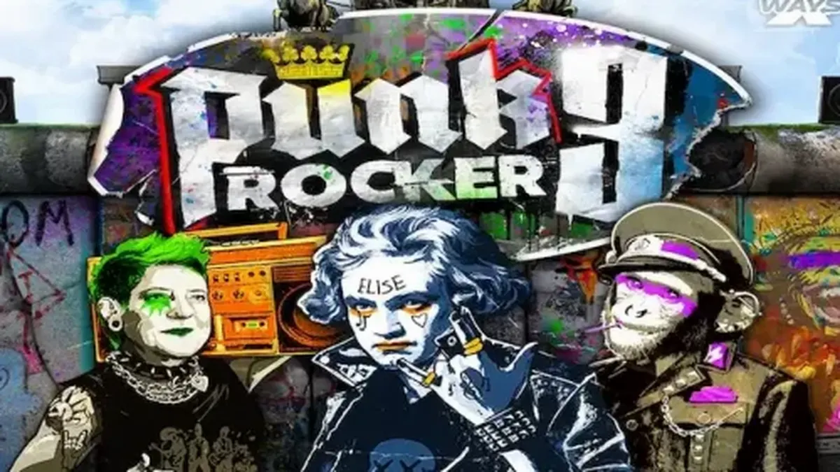 Punk Rocker 3 老虎机游戏界面